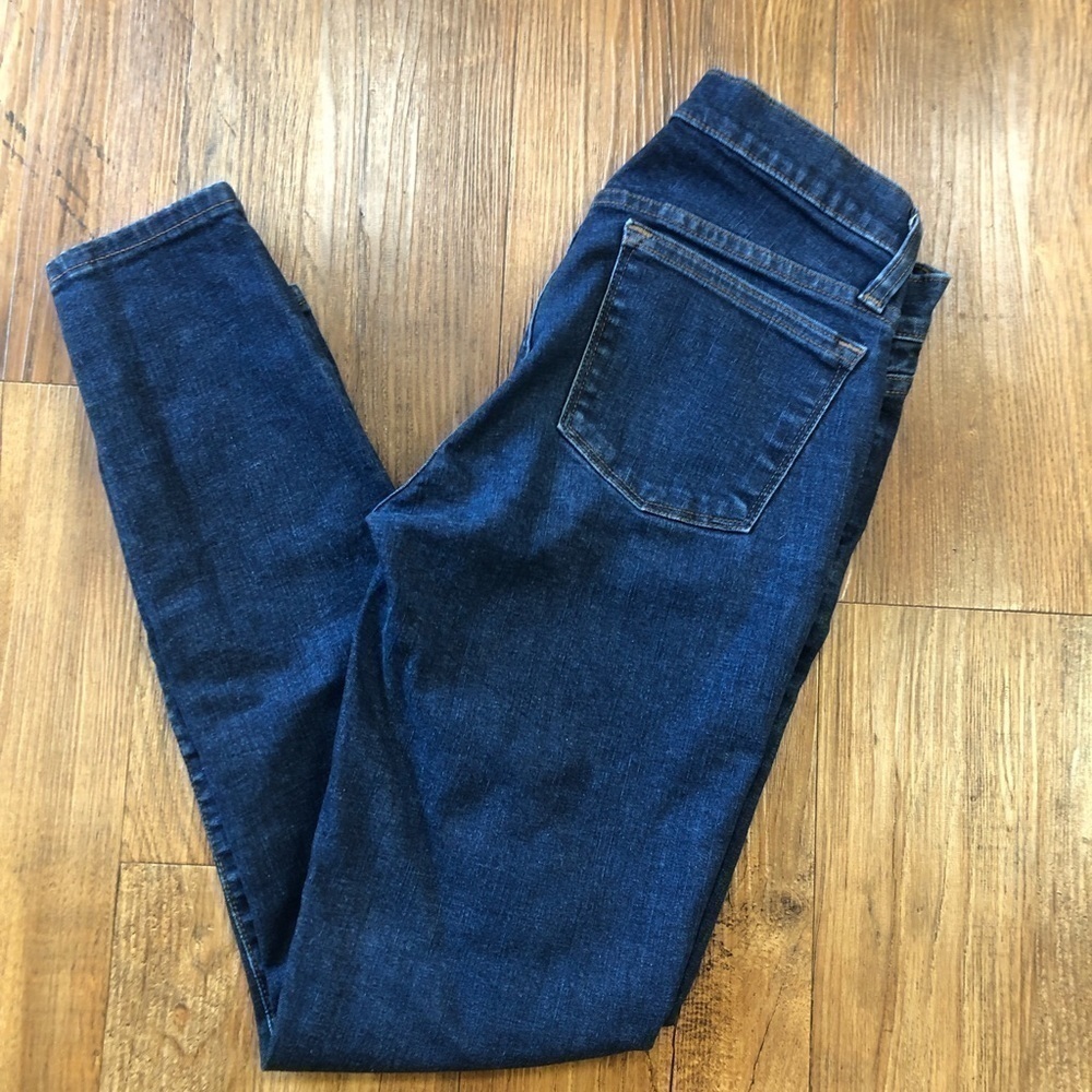 𝅺j. Crew Toothpick 8” Rise Jeans Size 27 - Picture 11 of 14